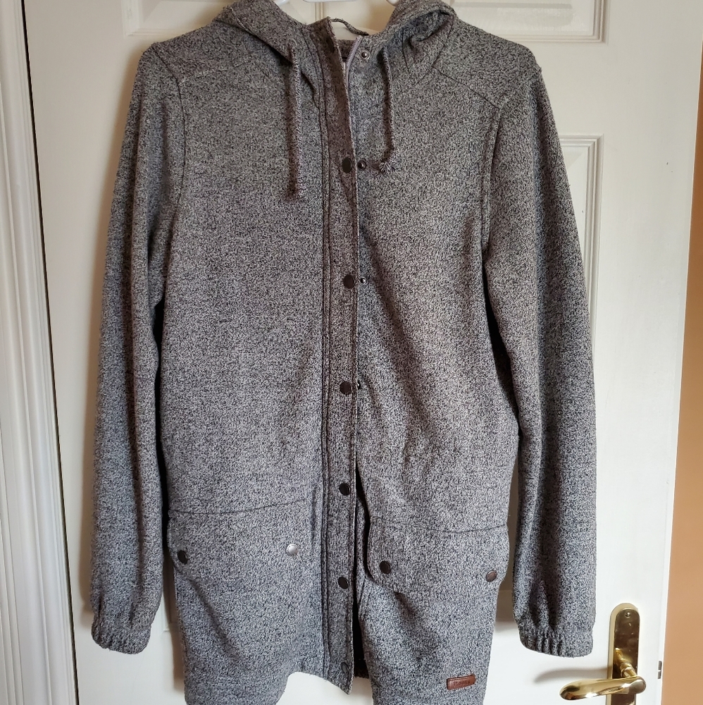 Roots long grey sweater